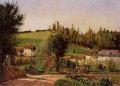 Camino de la ermita en pontoise 1872 Camille Pissarro paisaje